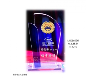 水晶獎牌