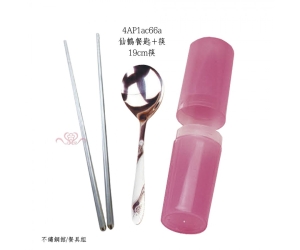 仙鶴餐匙+筷