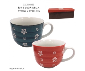 松村窯日式大碗杯2入